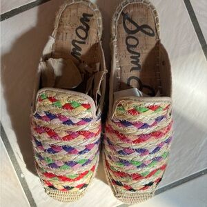 Sam Edelman Multicolor Espadrille Flats